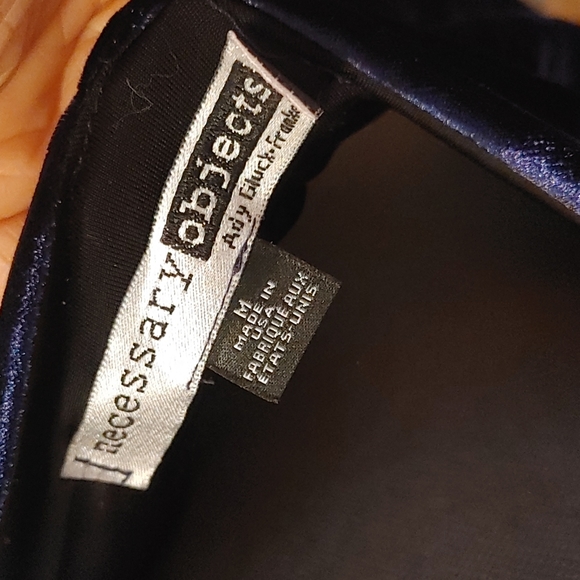 Navy Blue Velvet Top - Picture 7 of 8